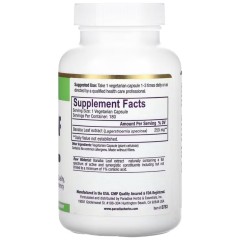 Paradise Herbs, экстракт листьев банабы, 180 вегетарианских капсул